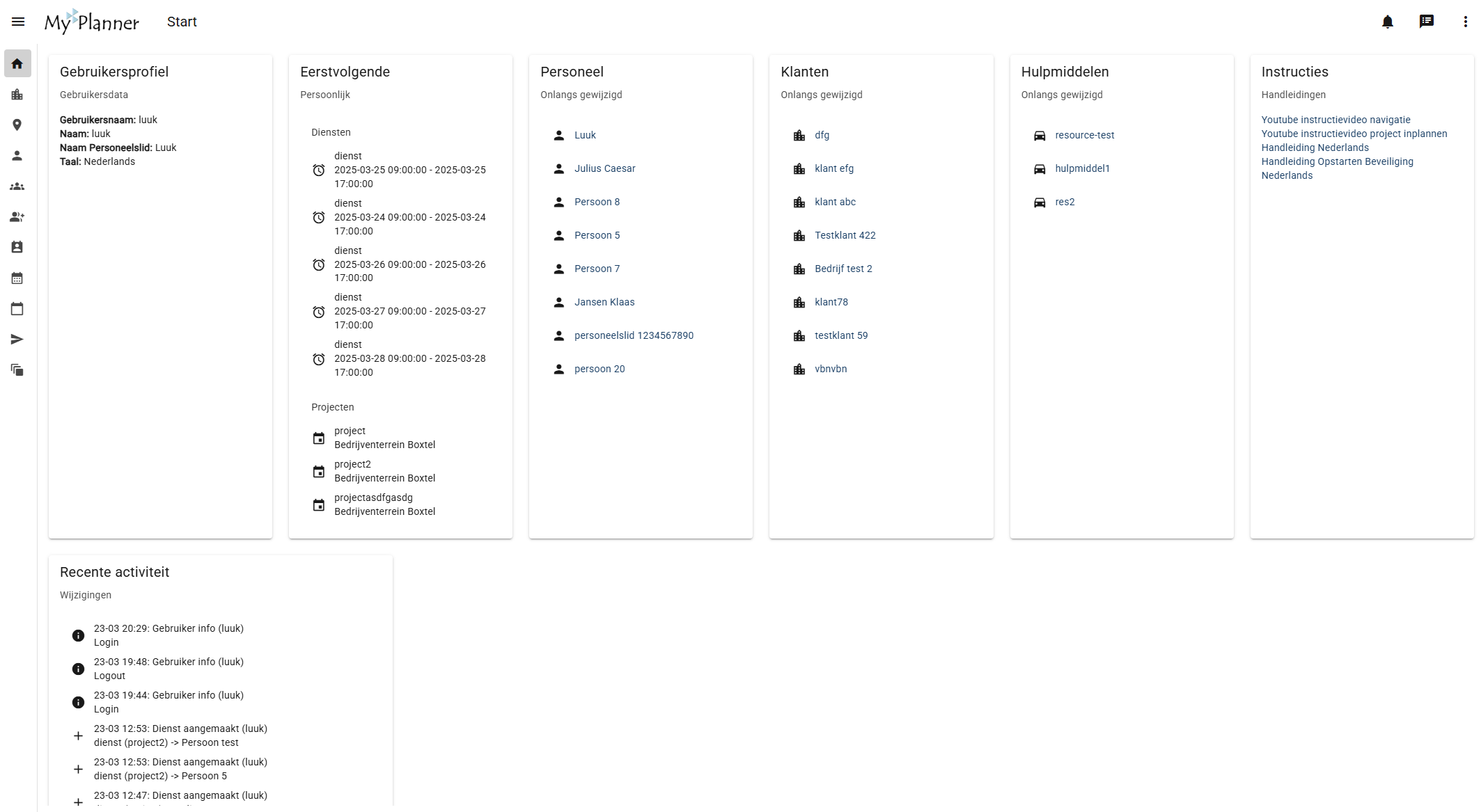Software-update: MyPlanner 5.0.9