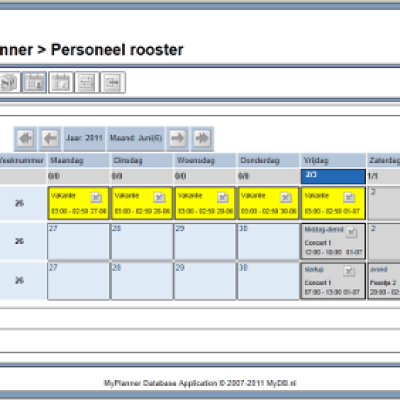 Personeelsrooster Small